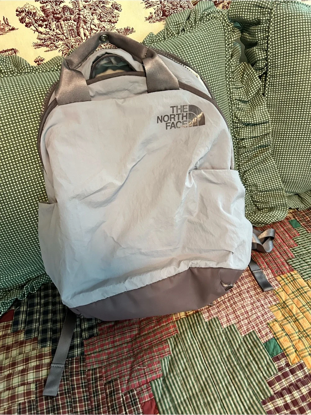 The North Face Never Stop Pack - Women's Color: Minimal Grey/Graphite Purple